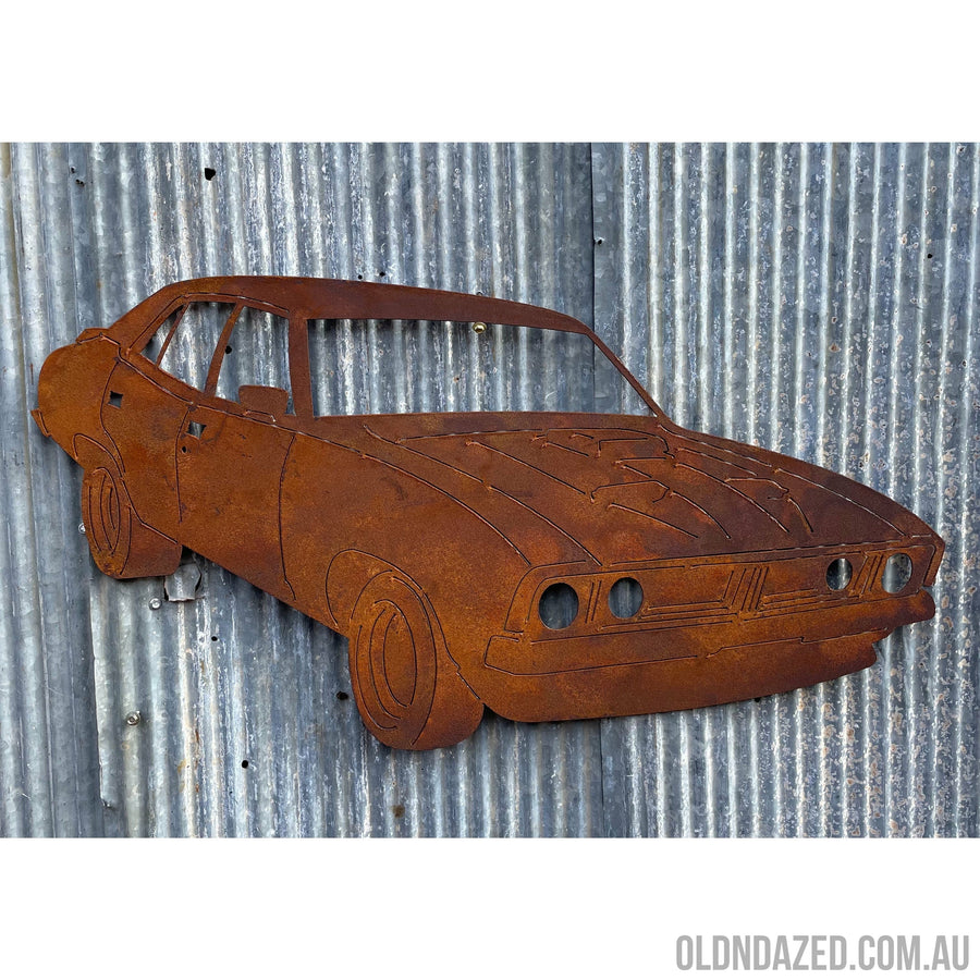 XB gt Ford car Metal Wall Art-Old n Dazed