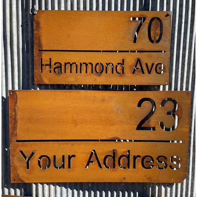 House Numbers & Address