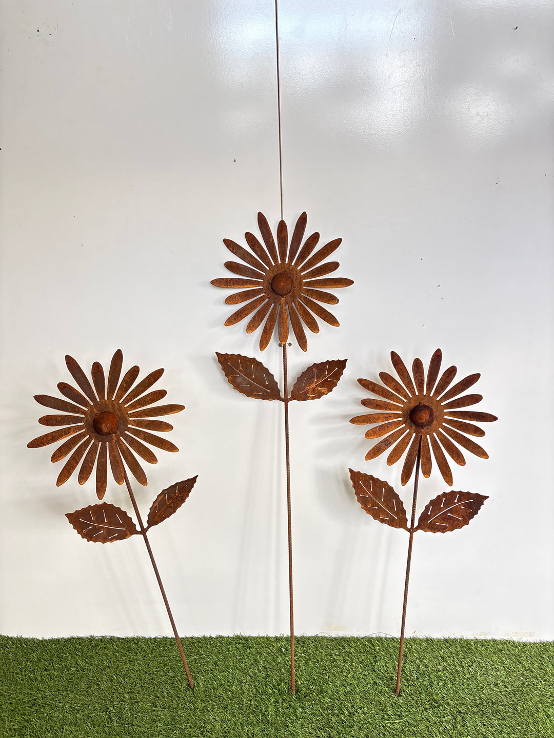 Chrysanthemum single Layer 1000m tall Metal Garden Art