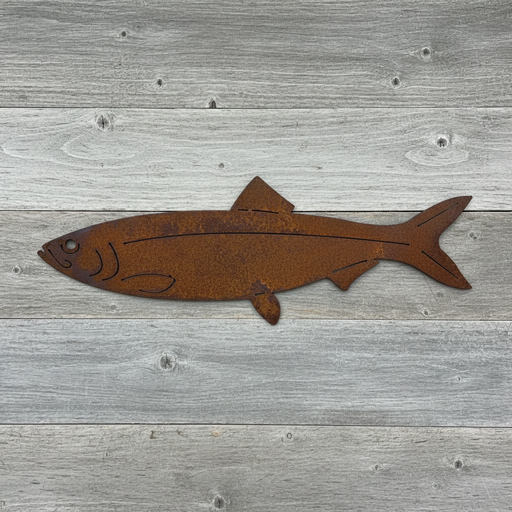 Fish Herring Metal Wall Art