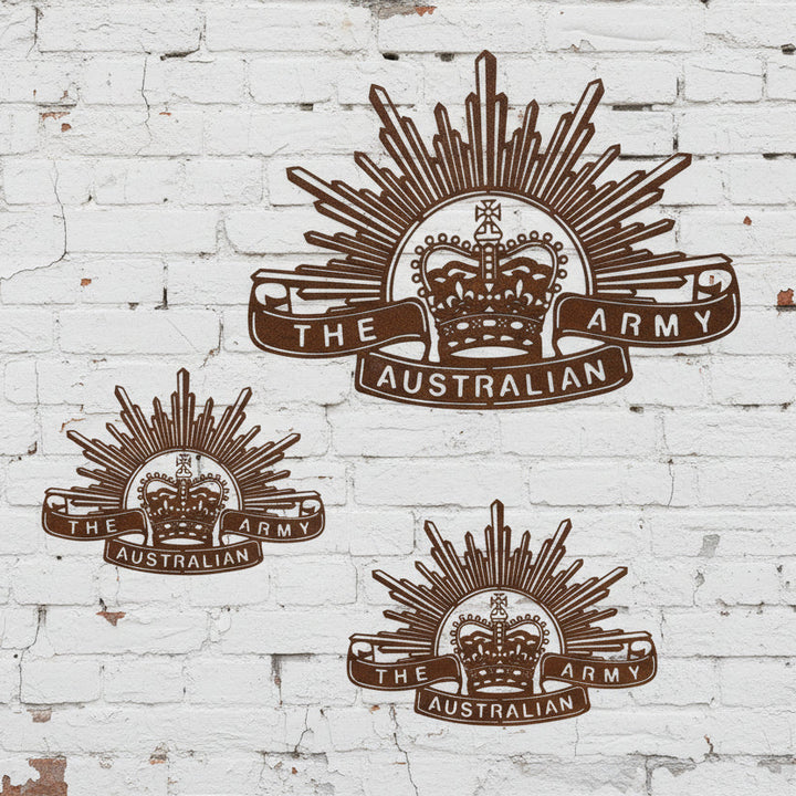 Australian Army ANZAC Metal Wall Art