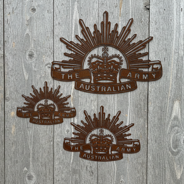 Australian Army ANZAC Metal Wall Art