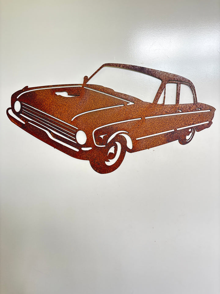 Xk Ford Car Metal Wall Art