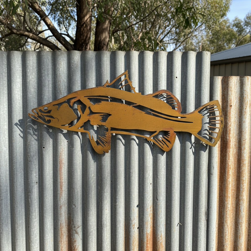 Barramundi Fish Metal Wall Art