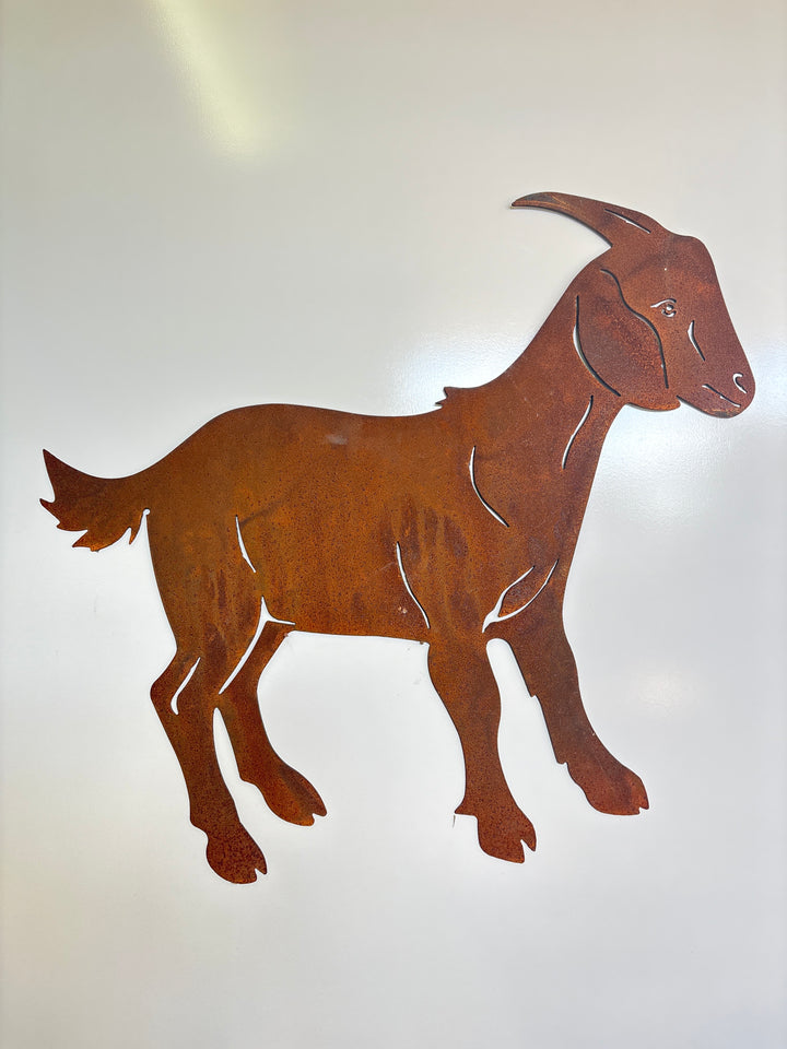 Goat Metal Wall Art