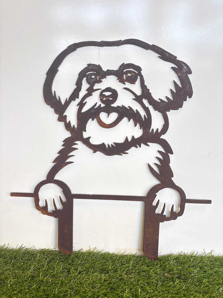 Maltese - Dog Memorial Plaque - Metal Art