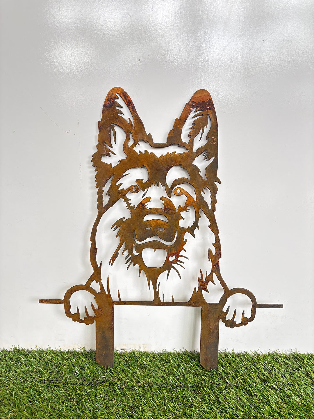 German Shepherd - Dog Memorial Plaque - Metal Art