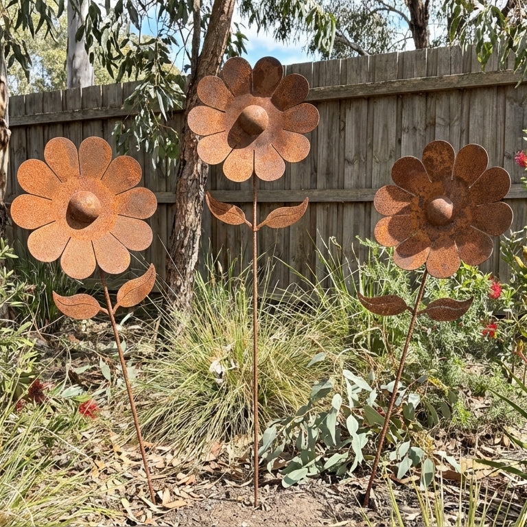 Daisy Flower 1000mm tall Metal Garden Art