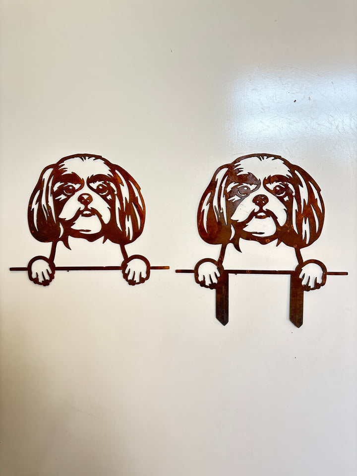 Shih Tzu - Dog Memorial Plaque - Metal Art