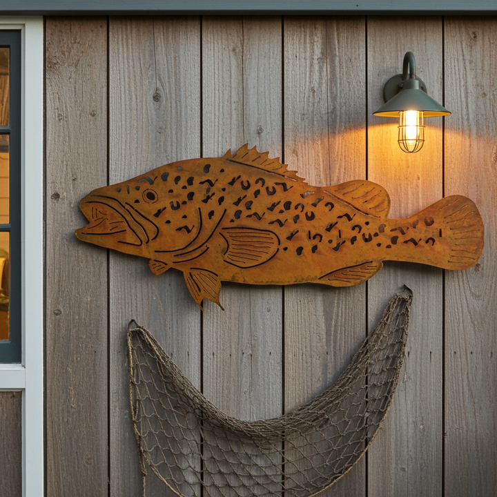 Murray cod fish Metal Wall Art