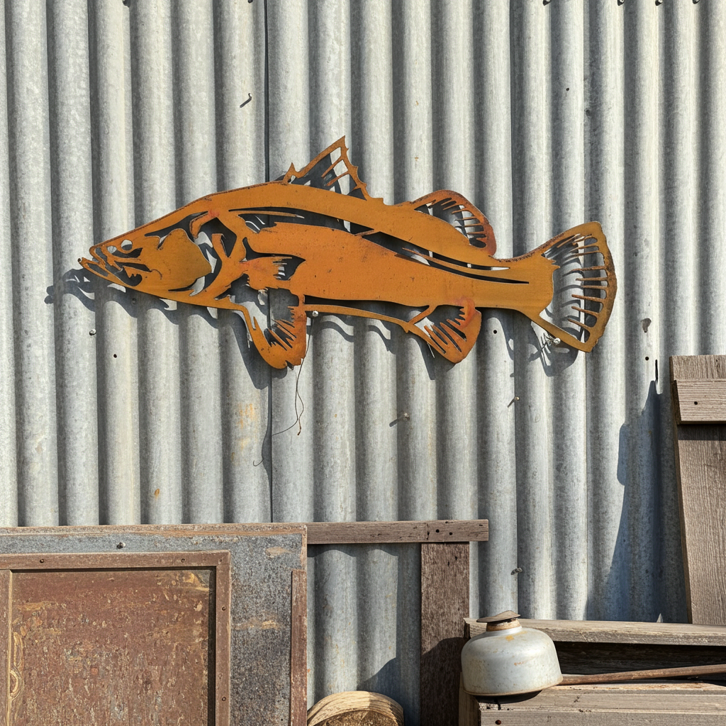 Barramundi Fish Metal Wall Art