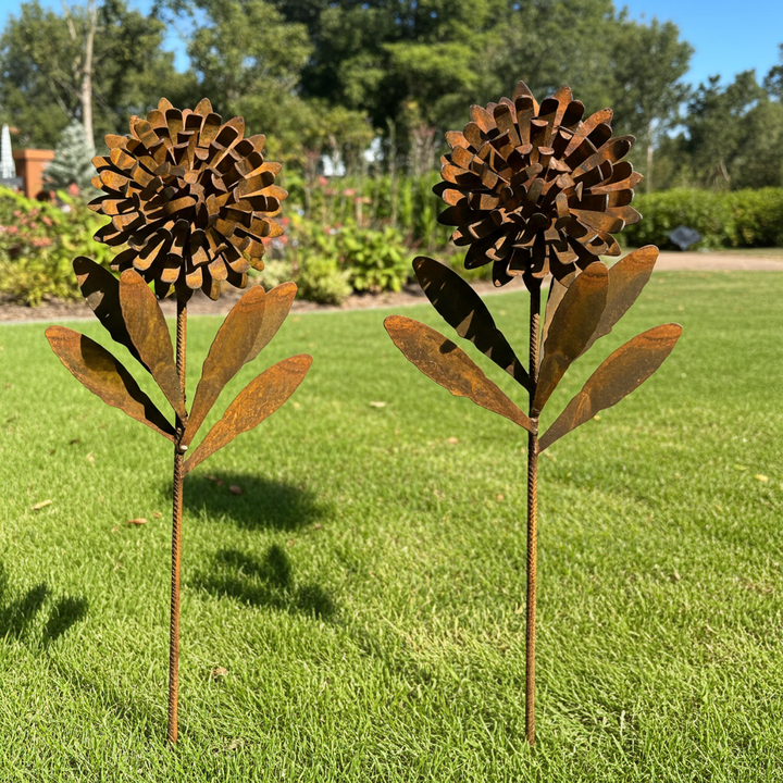 Waratah Flower Metal Art - Garden Art Sculpture