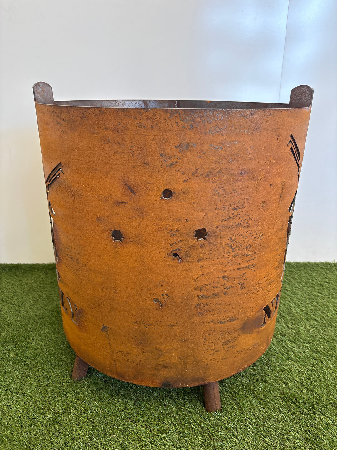 Ned Kelly Round Fire Pit