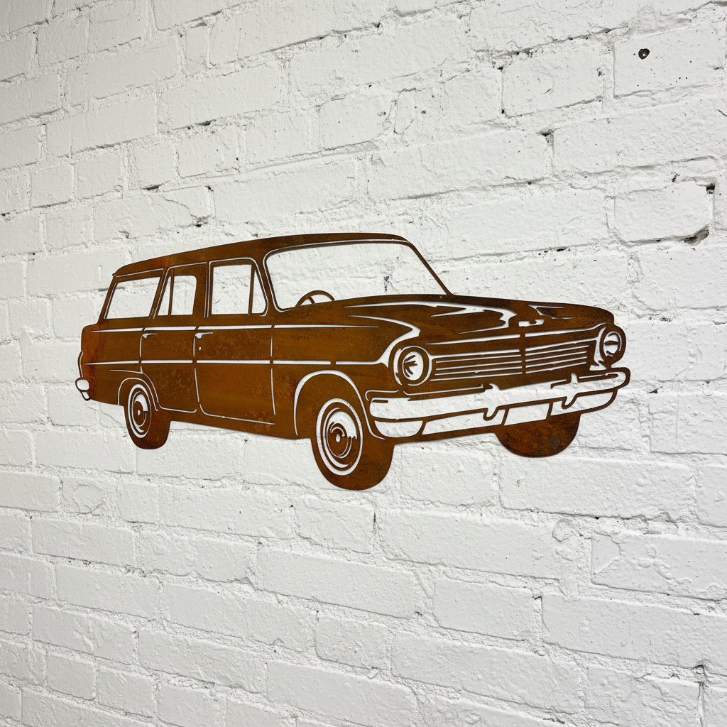EJ Holden Sedan Metal Wall Art