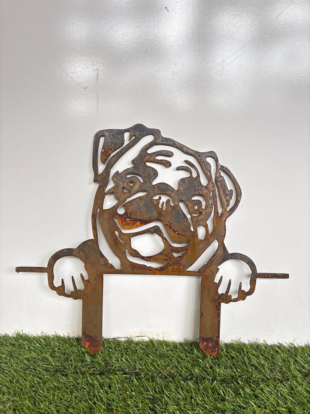 Pug - Dog Memorial Plaque - Metal Art