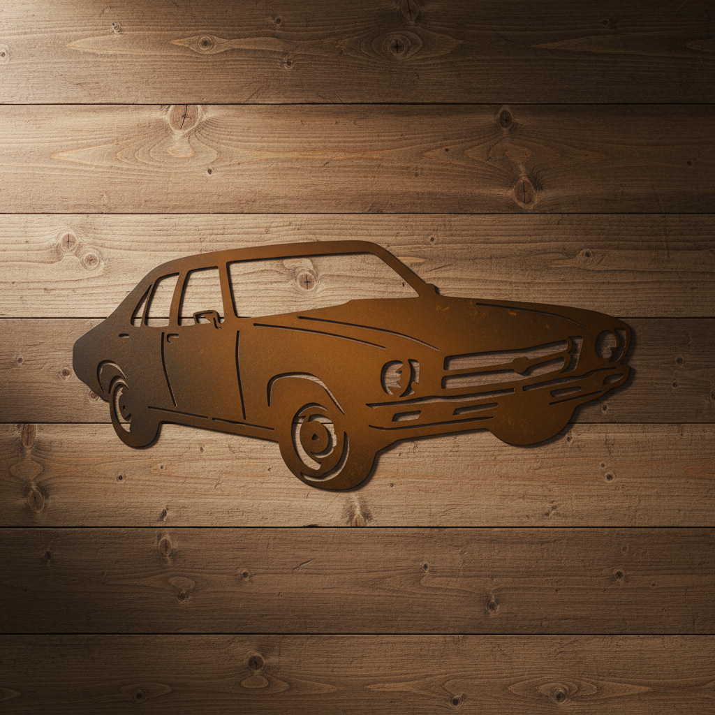 HQ Holden Sedan Metal Wall Art