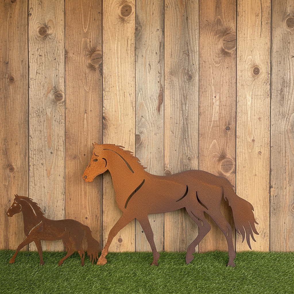 Horse Metal Garden Art nd157