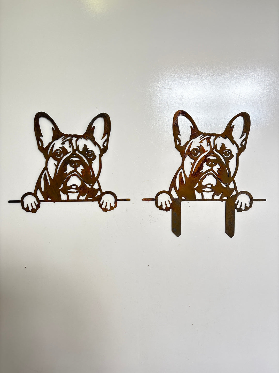 French Bulldog - Dog Memorial Plaque - Metal Art