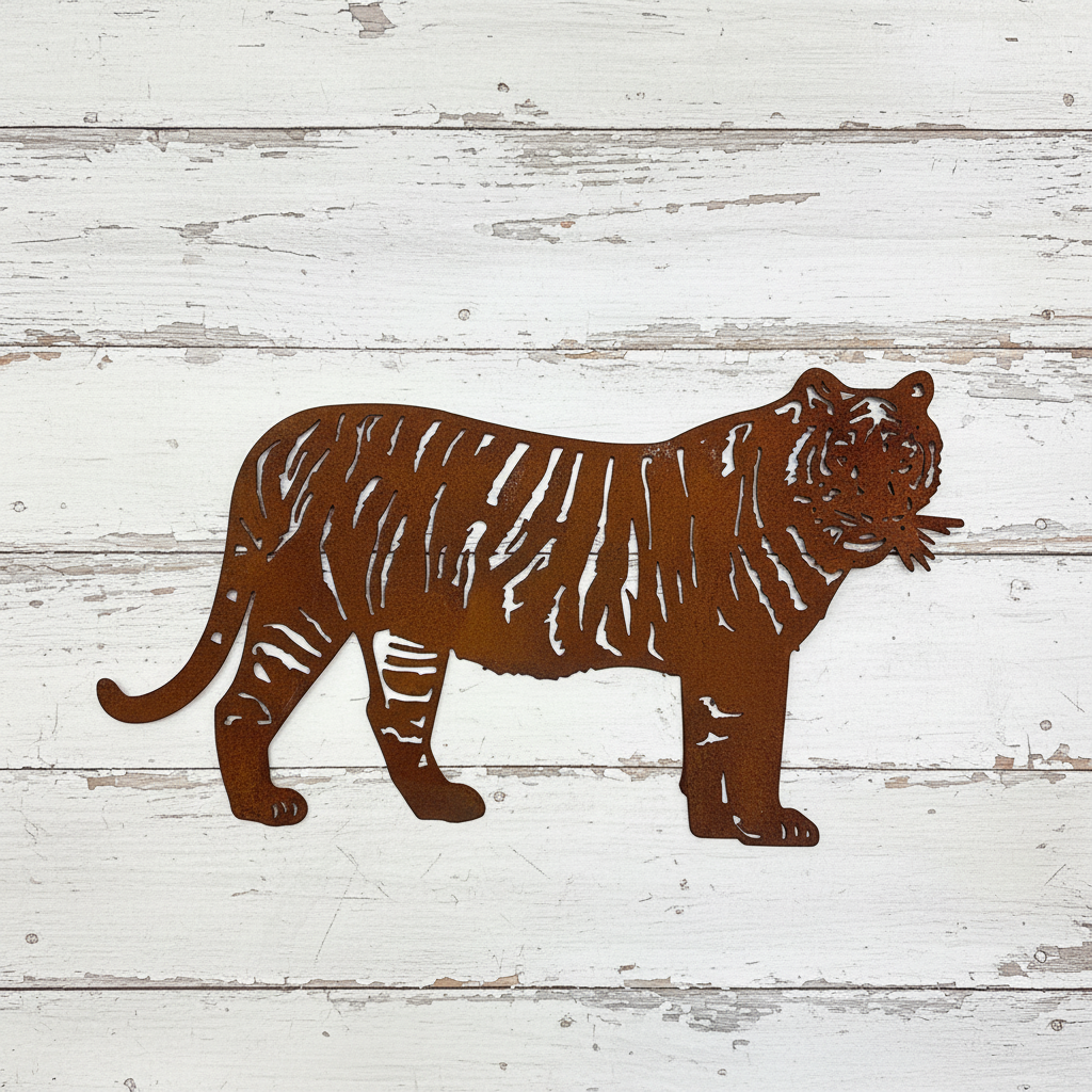 Tiger - Metal Wall Art - Garden Art