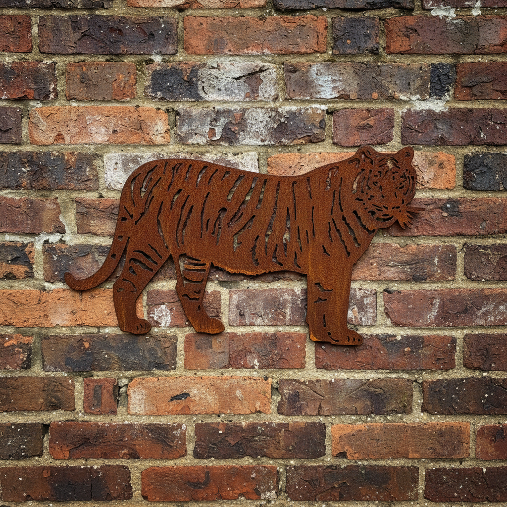 Tiger - Metal Wall Art - Garden Art