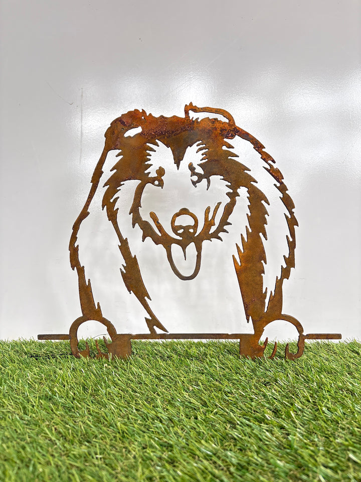 Collie - Dog Memorial Plaque - Metal Art
