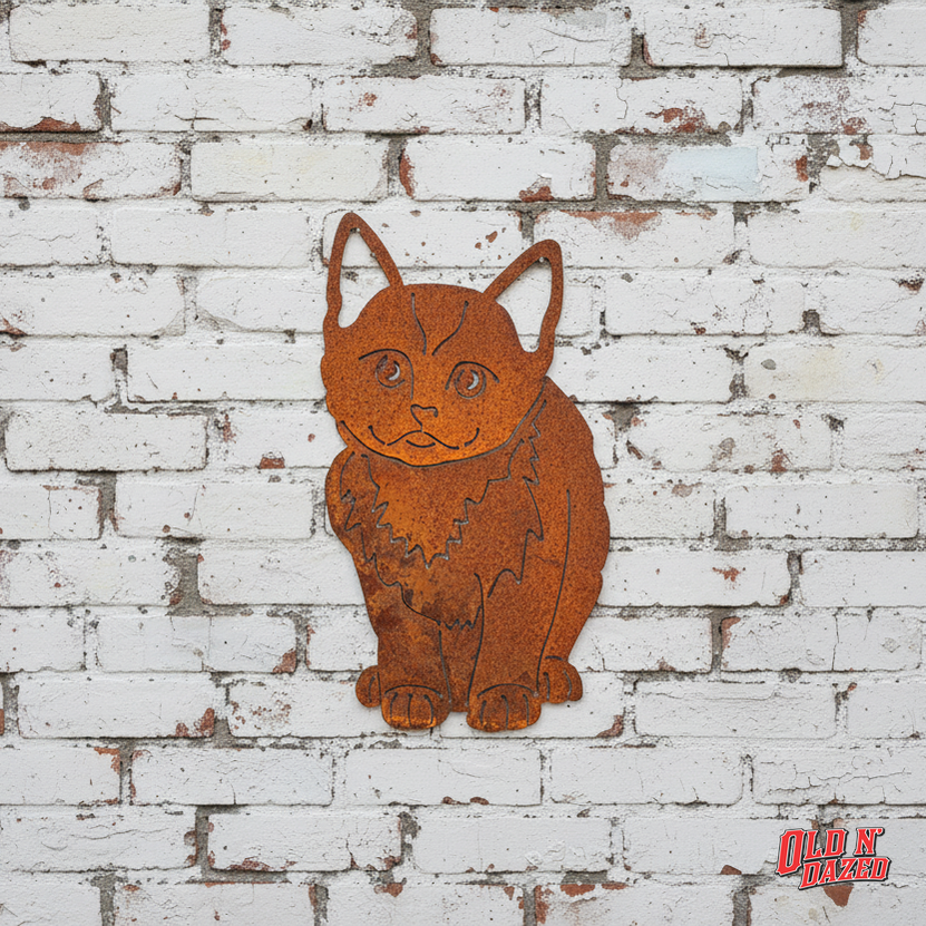 Kitten Cat Metal Wall Art