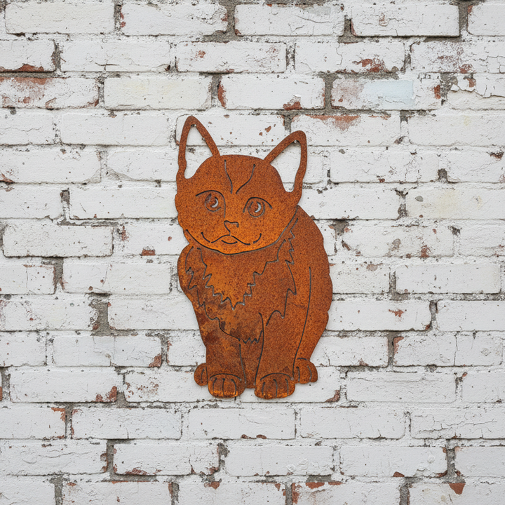 Kitten Cat Metal Wall Art