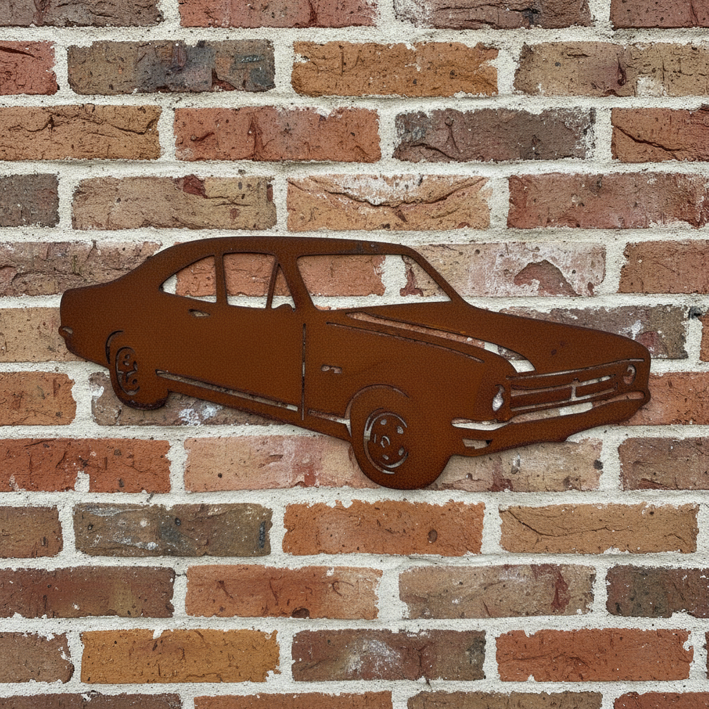 HK Holden Monaro Metal Wall Art