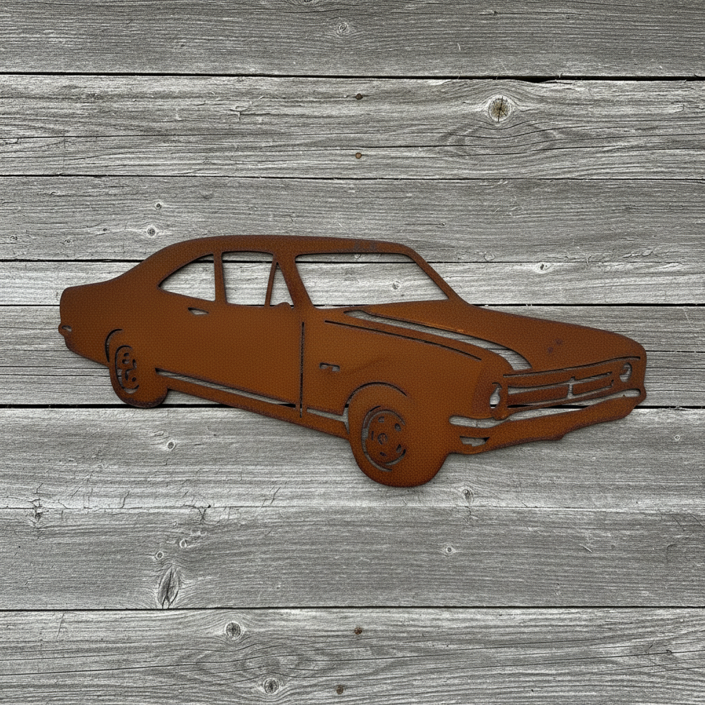 HK Holden Monaro Metal Wall Art