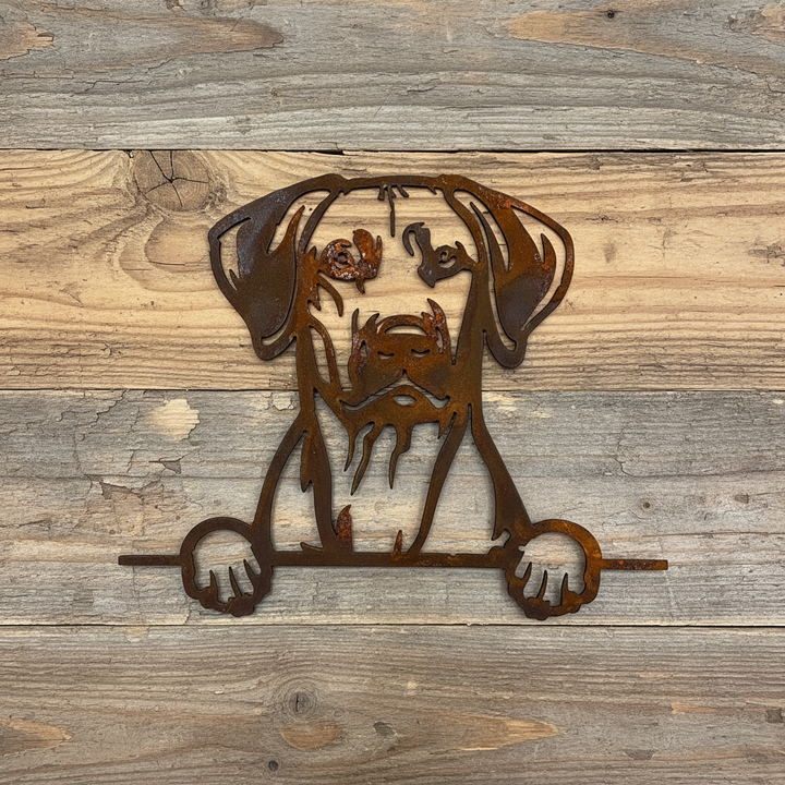 Rhodesian Ridgeback - Dog Memorial Plaque - Metal Art
