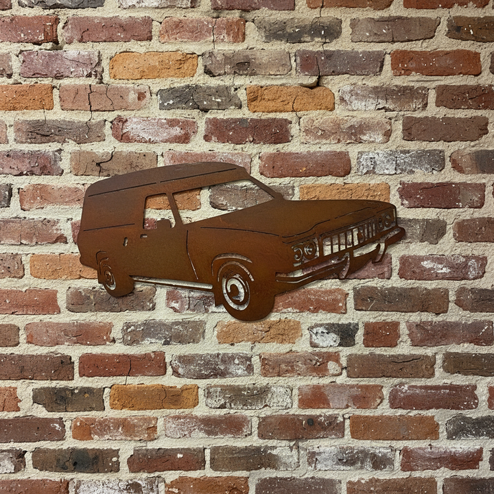 HX Holden Panel Van Metal Wall Art