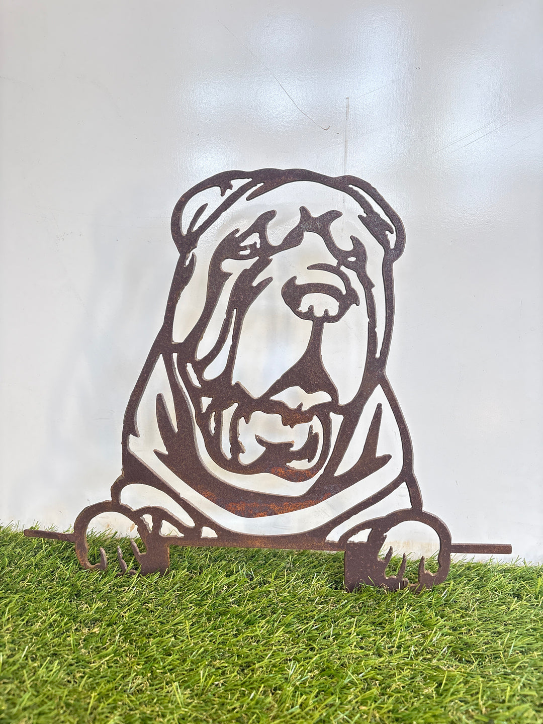 Shar Pei - Dog Memorial Plaque - Metal Art