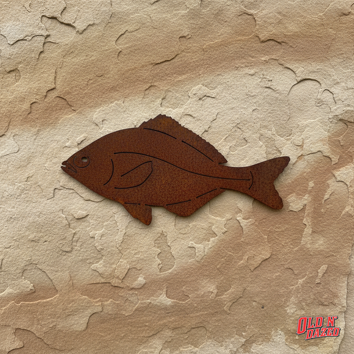 Perch Fish Metal Wall Art