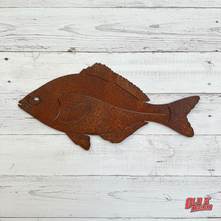 Perch Fish Metal Wall Art