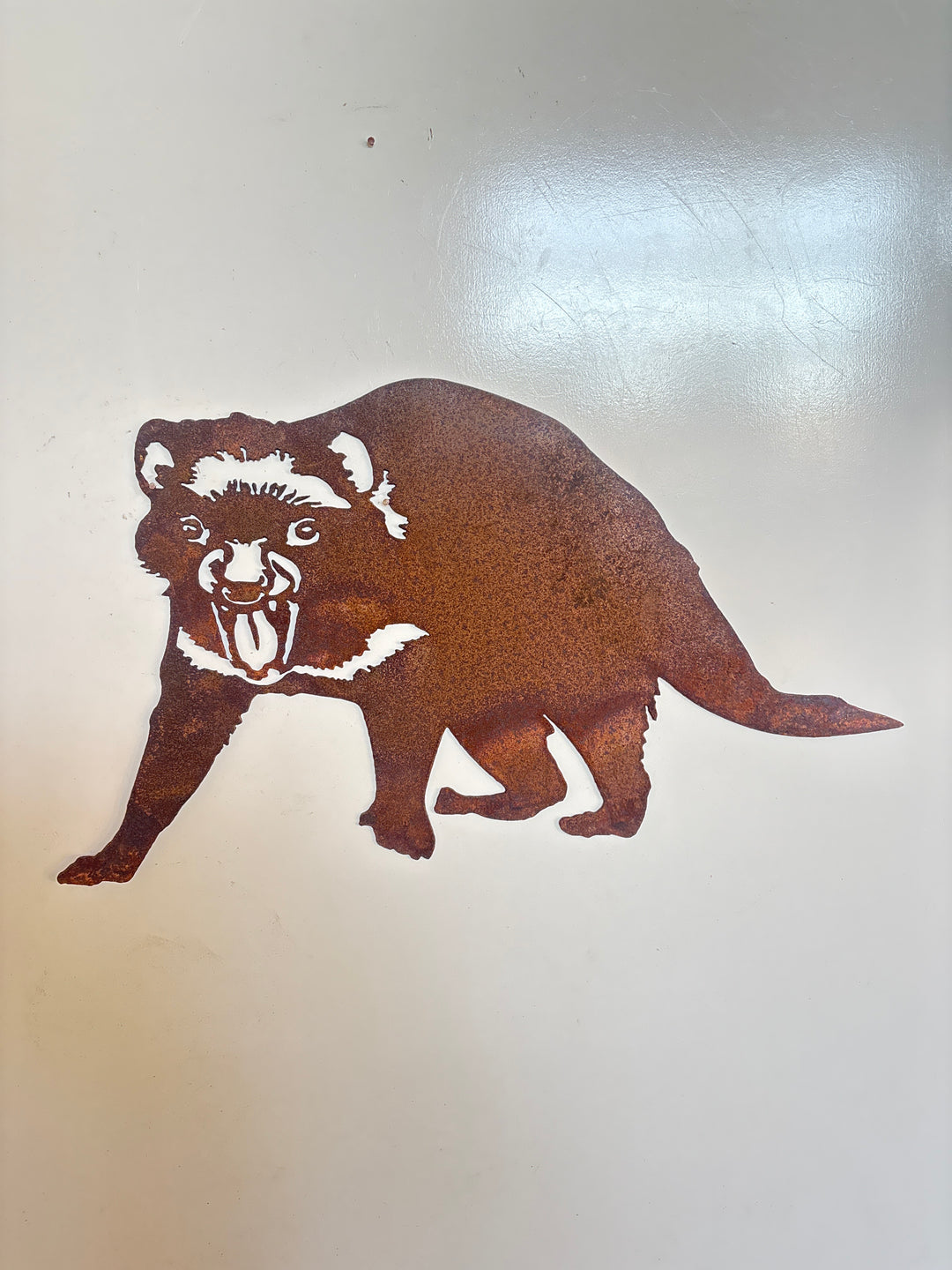 Tasmanian Devil Metal Wall Art - Tassie Devil Garden Art