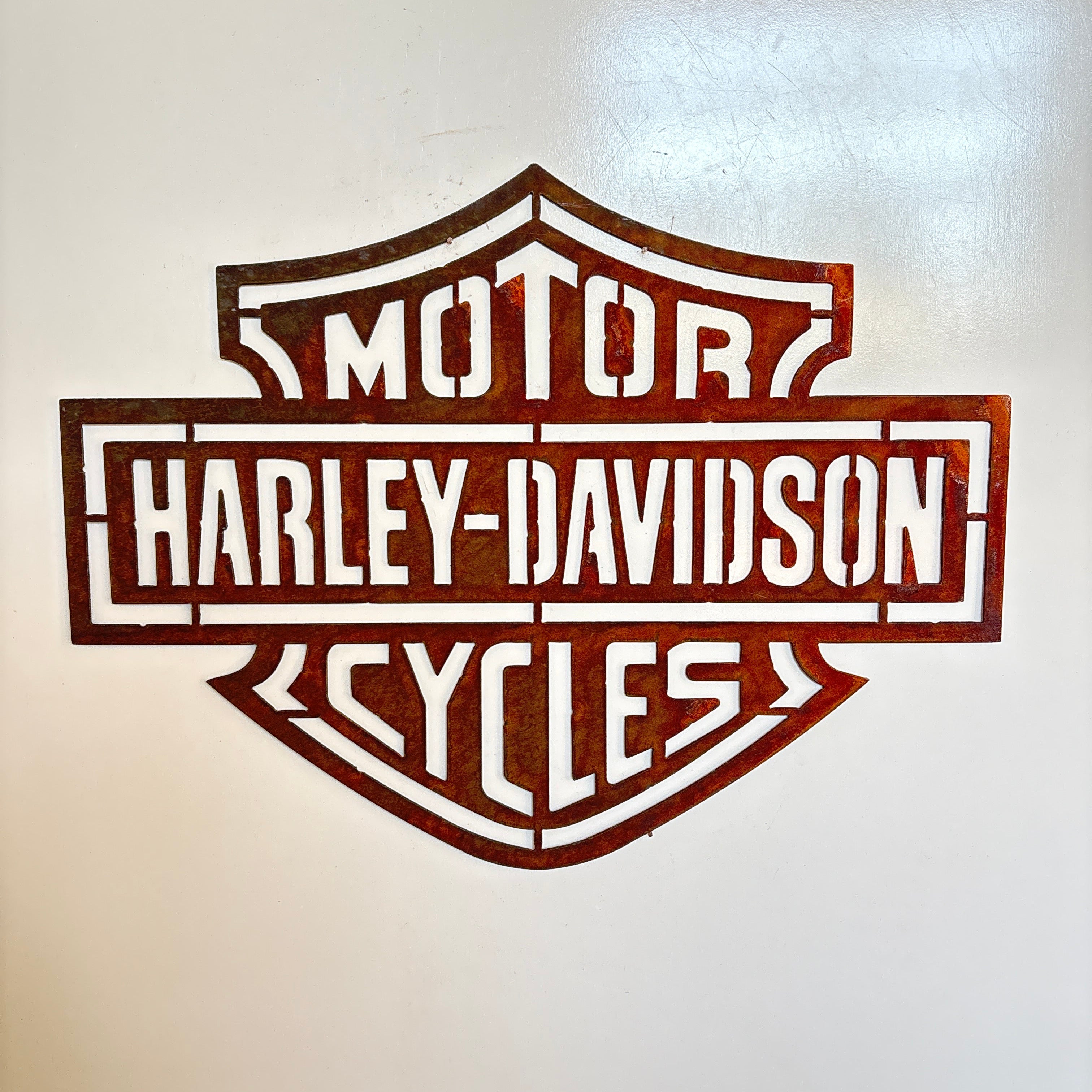 Harley Davidson Motor Cycles Sign Metal Wall Art - Shed – Old n Dazed