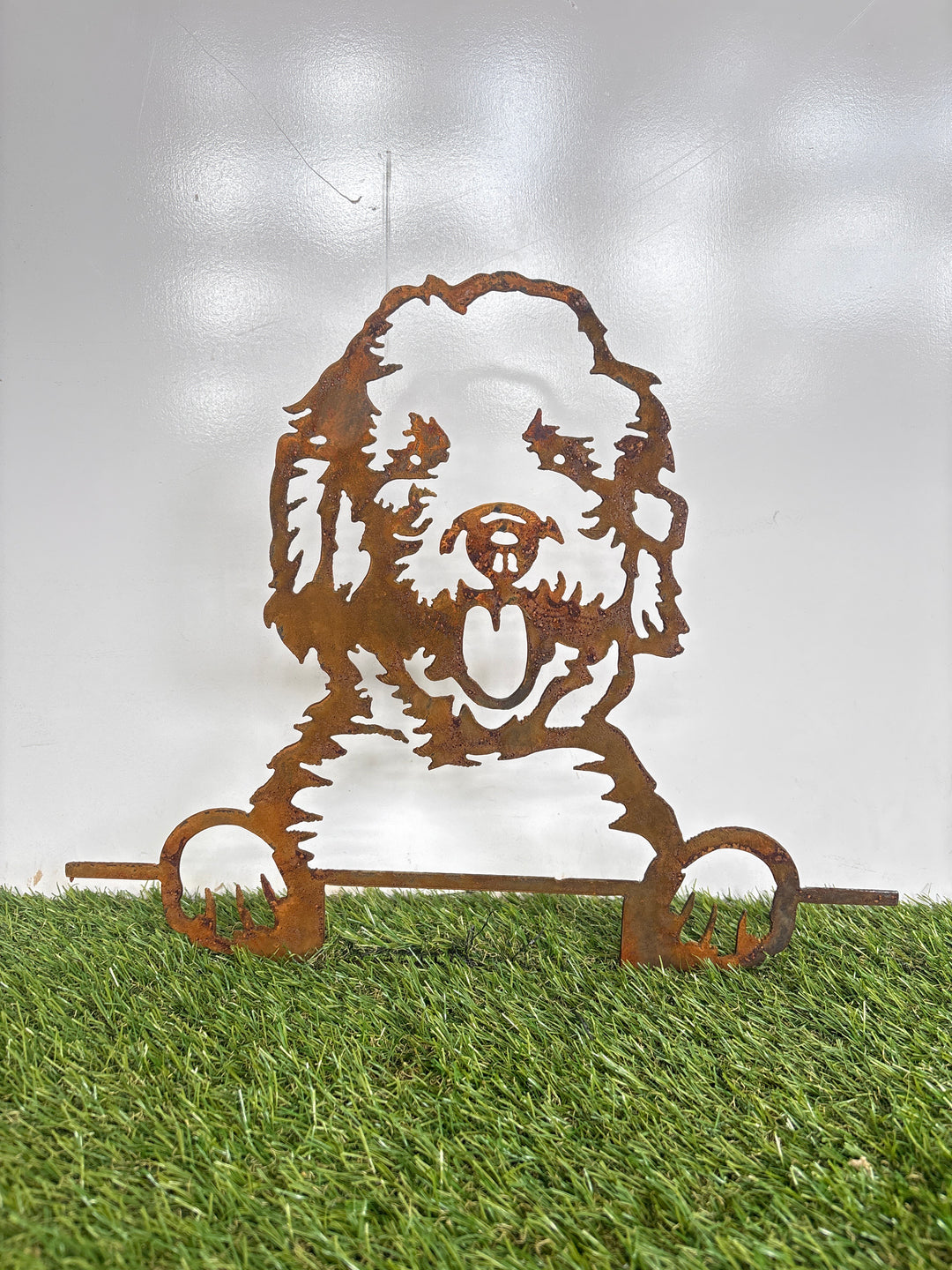 Labradoodle - Dog Memorial Plaque - Metal Art