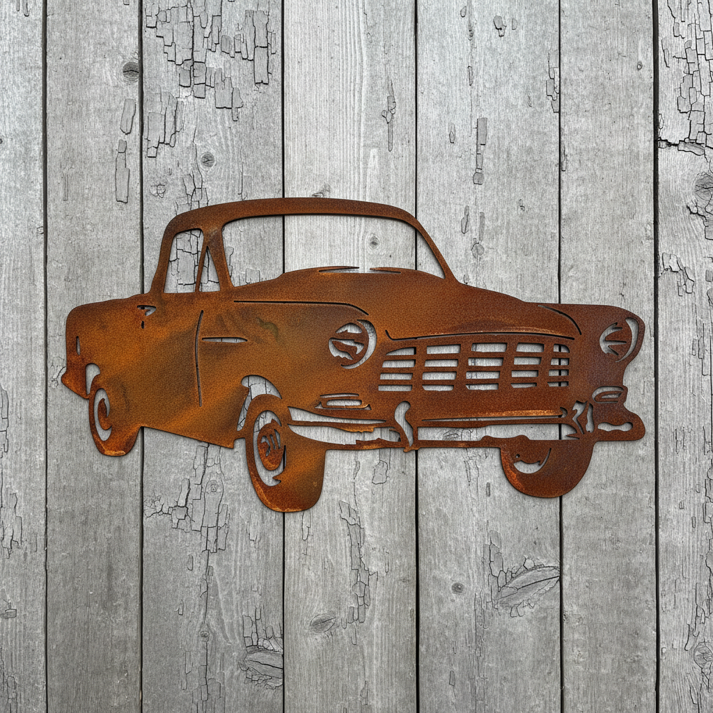 FC Holden Ute Metal Wall Art