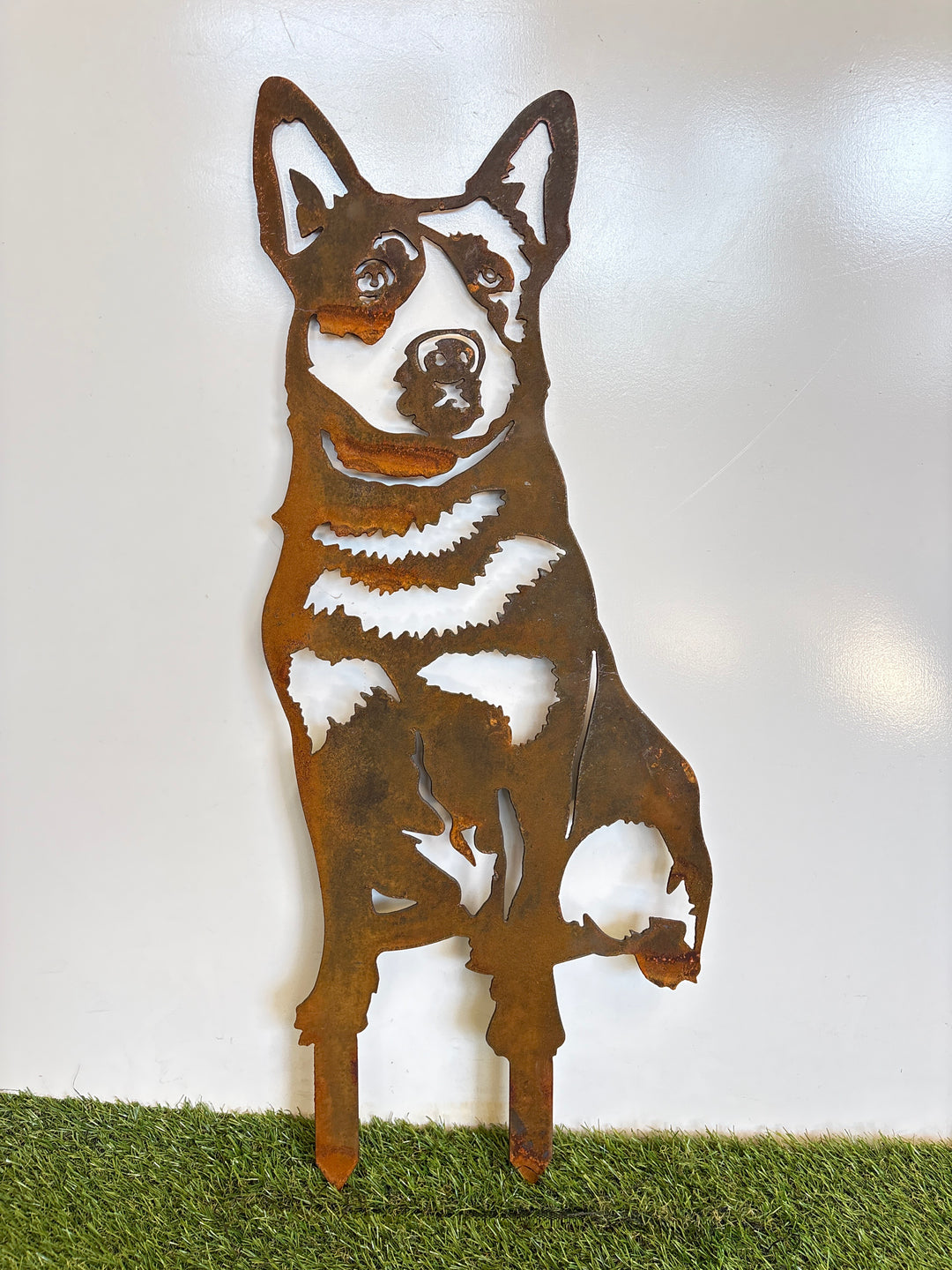 Australian Cattle Dog Blue Heeler Metal Wall Art and Garden Art