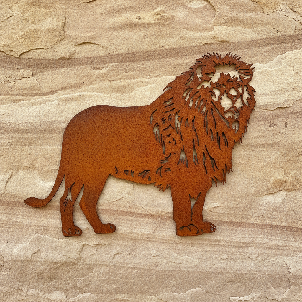 Lion - Metal Wall Art - Garden Art