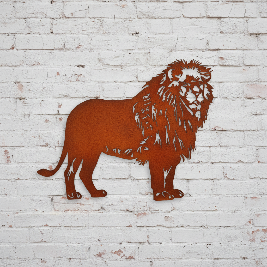 Lion - Metal Wall Art - Garden Art