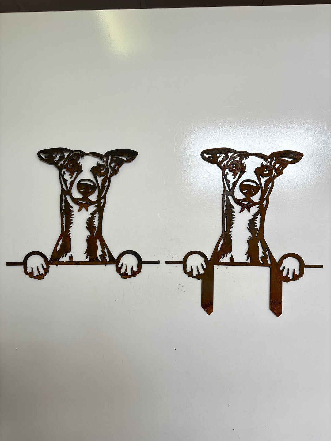 Whippet - Dog Memorial Plaque - Metal Art