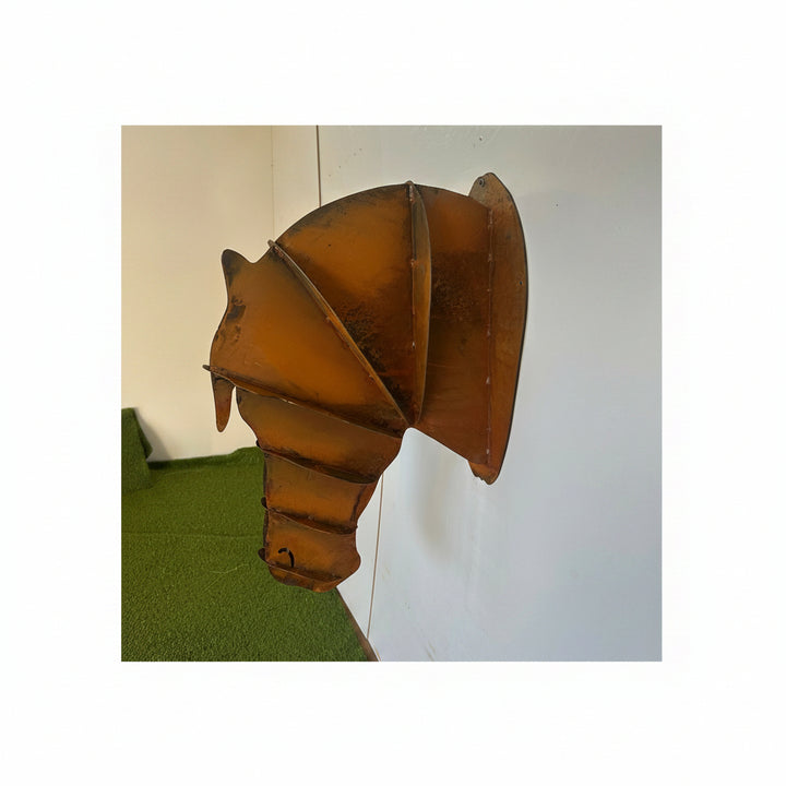 Horse Head Metal Wall Sculpture – Rustic Steel Horse Wall Art