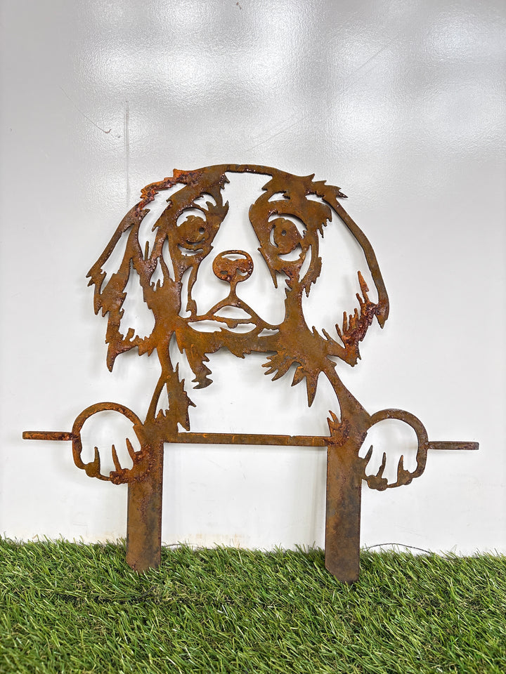 Cavalier King Charles Spaniel - Dog Memorial Plaque - Metal Art