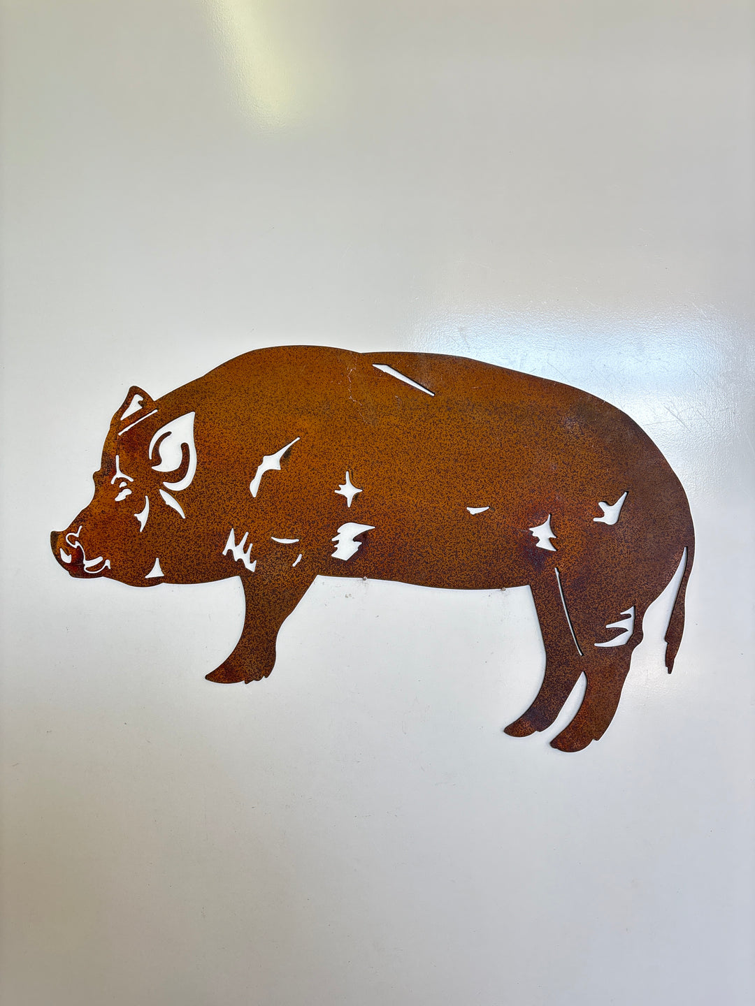 Pig Metal Wall Art