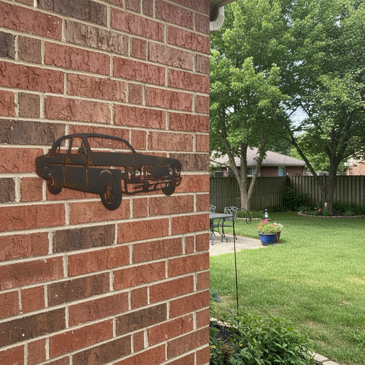 XW Ford Sedan Metal Wall Art