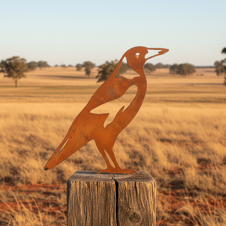 Metal Magpie - Garden Art - Life Sized