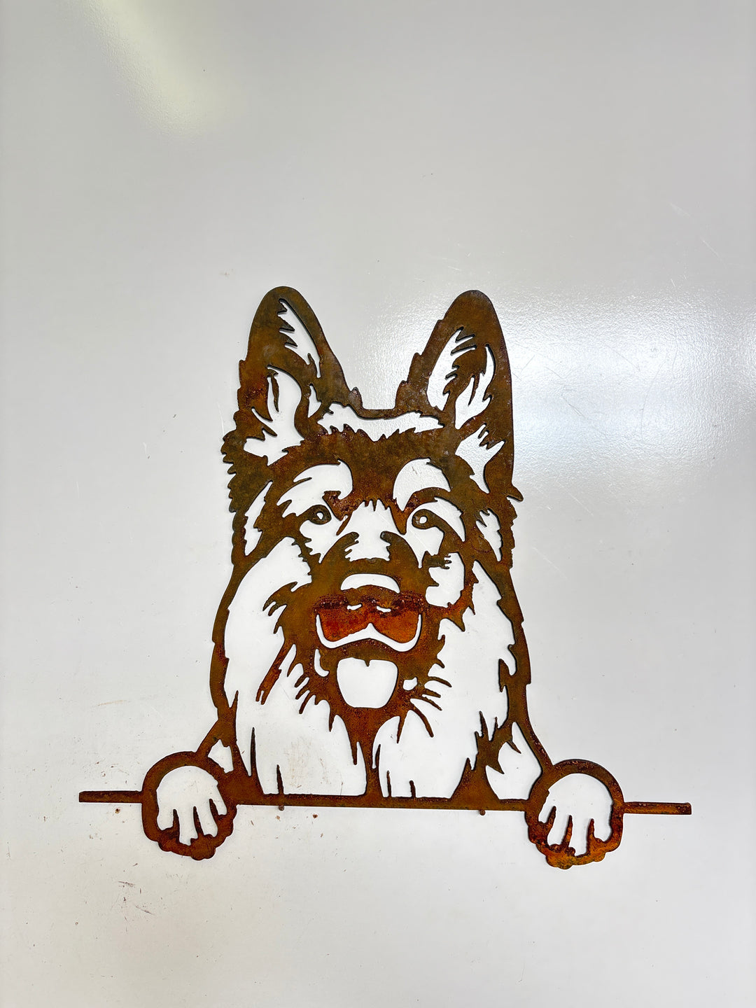 German Shepherd - Dog Memorial Plaque - Metal Art
