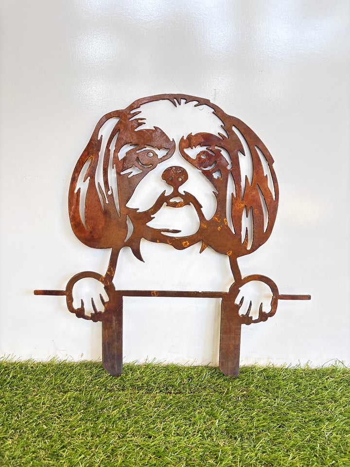 Shih Tzu - Dog Memorial Plaque - Metal Art