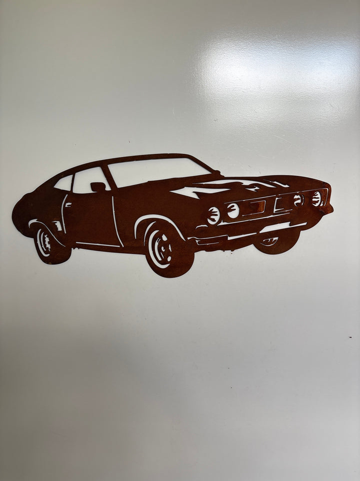 XB Ford Coupe Metal Wall Art